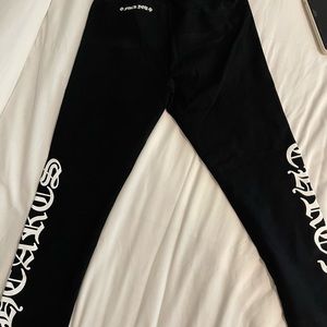 COPY - Chrome Hearts Legging. size L. Minimal stretch!
